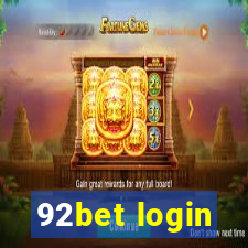 92bet login